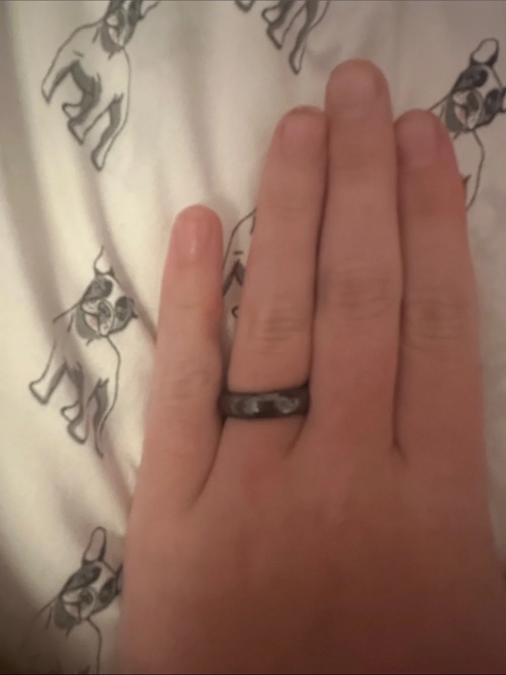 Men's Black Ceramic Wedding Band - Sleek Comfort Fit